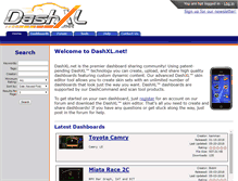Tablet Screenshot of dashxl.net